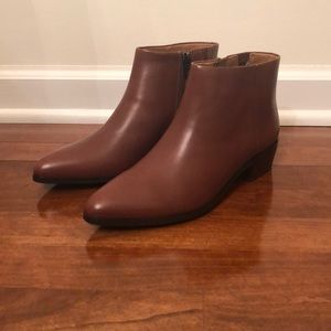 Coach Tan Leather Booties (Size 7.5)